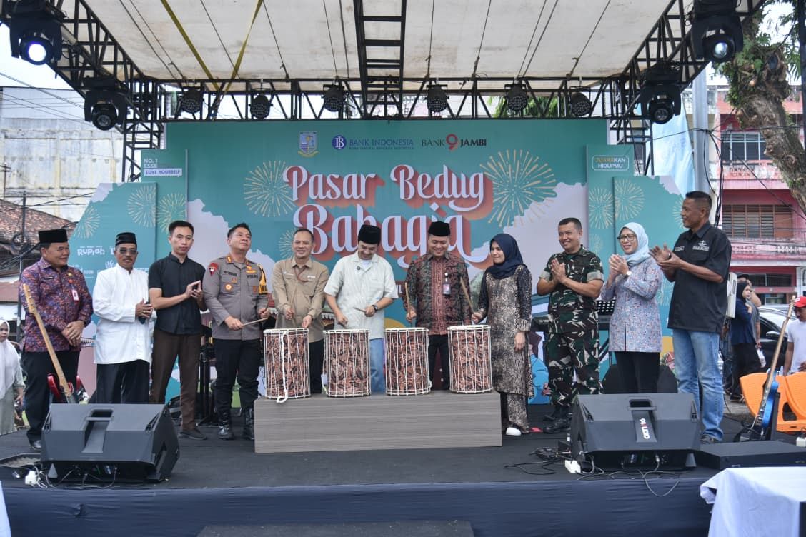 Wujudkan Ekonomi Kreatif di Bulan Suci, Pasar Bedug Bahagia Pemkot Jambi Resmi Beroperasi