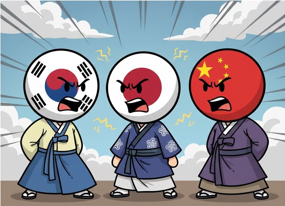 Mengapa Korea Selatan Gak Akur Sama Jepang dan China? Alasan Knetz Gak Dibantu saat Ribut dengan Seablings