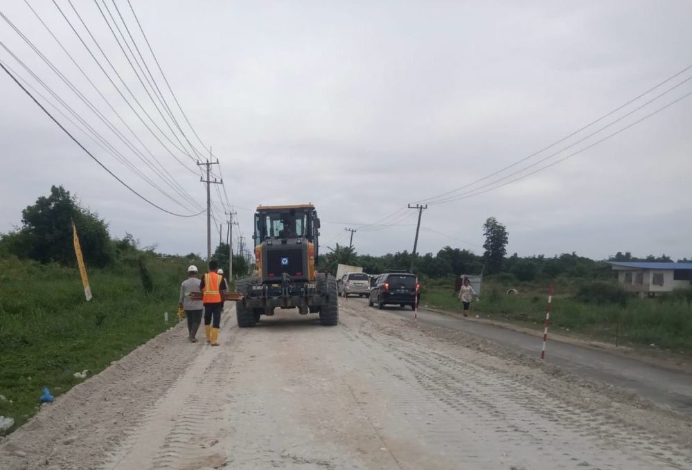 BPJN Riau Kebut Perbaikan Jalintim Km 73-83 Pelalawan, Proyek Multi Years Hingga 2027