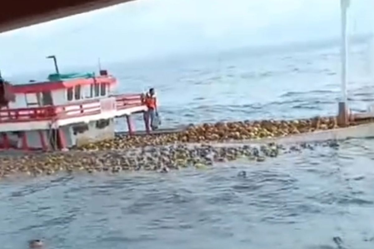 Kapal Tujuan Selayar Tenggelam di Perairan Bulukumba, 4.480 Tabung Elpiji Ikut Karam