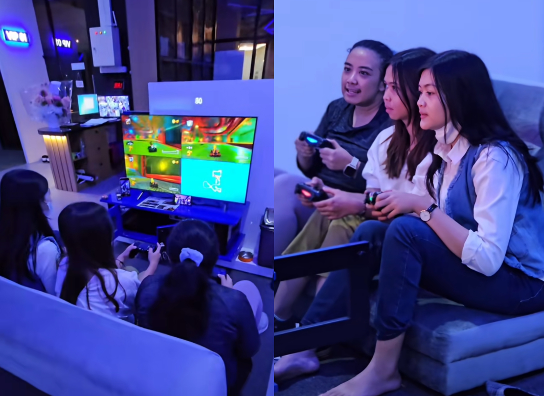 Ngabuburit Beda di Abel Game Center Malang, Banyak Perempuan Ikut Main Console