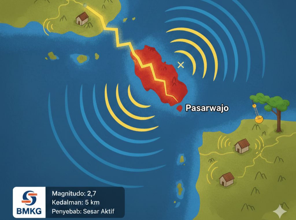 Pagi Ini Warga di Buton Rasakan Getaran Gempa, BMKG Imbau Tetap Tenang