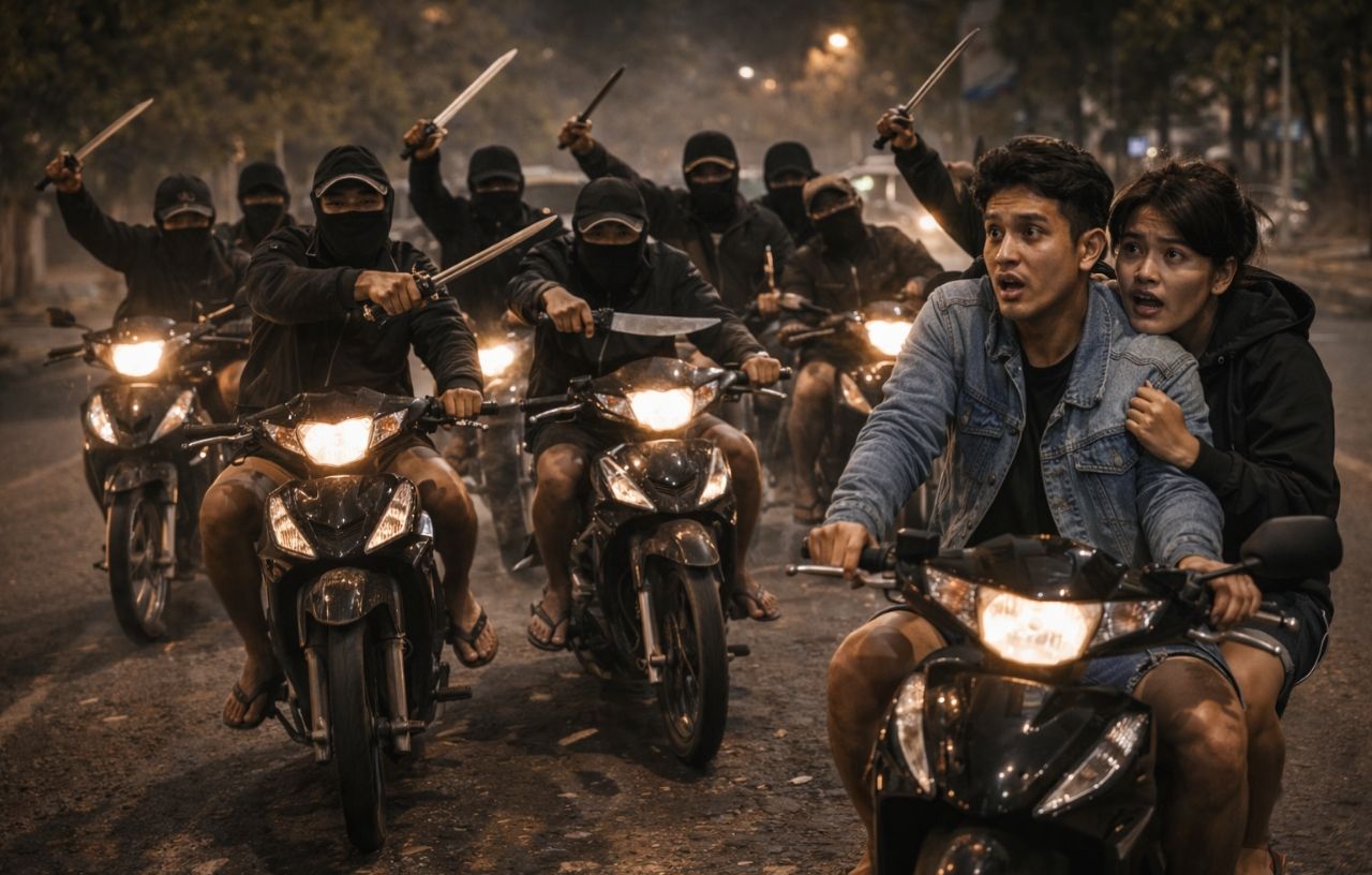 Aksi Geng Motor Di Wilayah Hukum Polres Serang Meresahkan Jelang Sahur Satu Korban Putus Tiga Jari