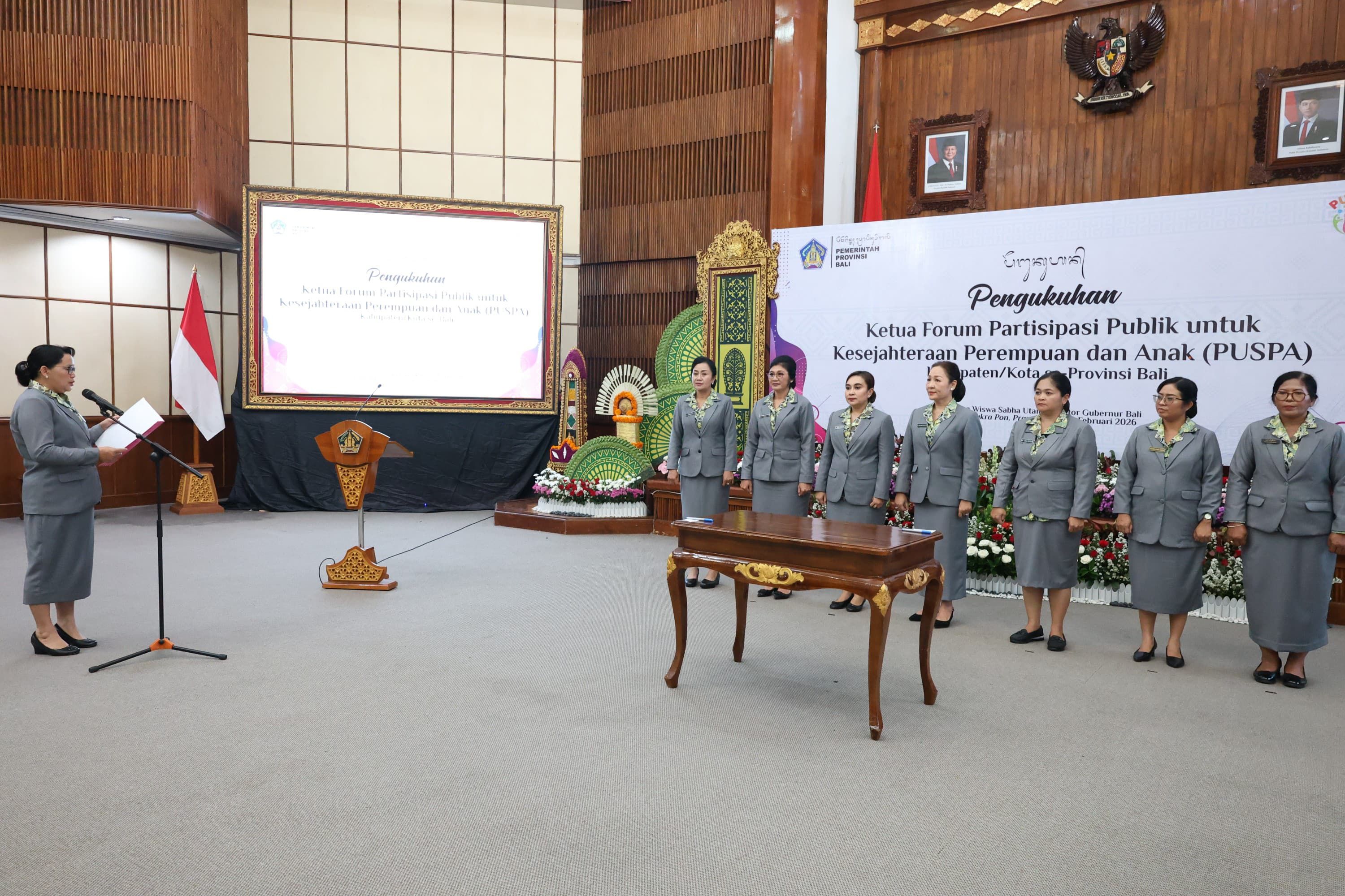 Ny. Ayu Kristi Arya Wibawa Resmi Pimpin Forum PUSPA Denpasar, Siap Perkuat Perlindungan Perempuan dan Anak
