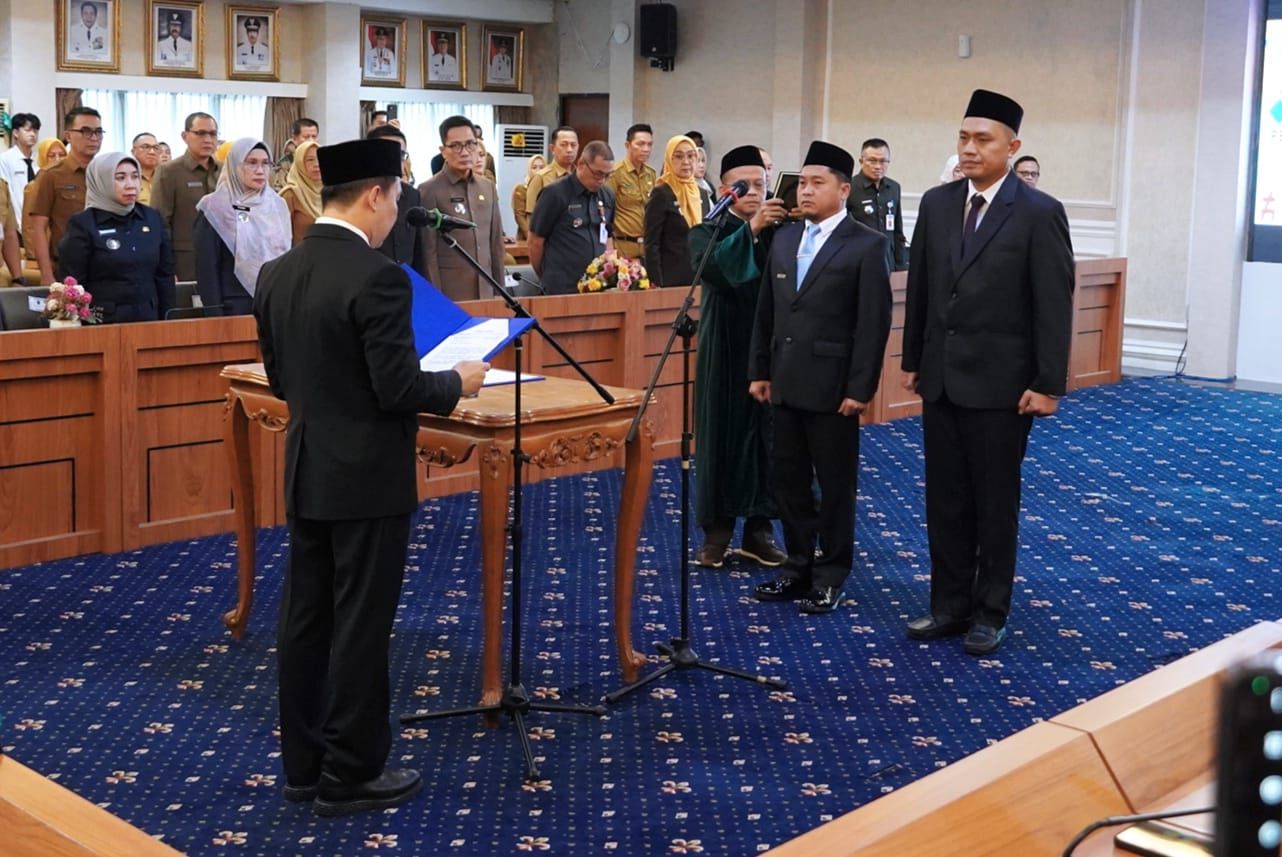 Zimi Skil Dilantik Jadi Kepala Dinas Perindustrian dan Perdagangan Lampung