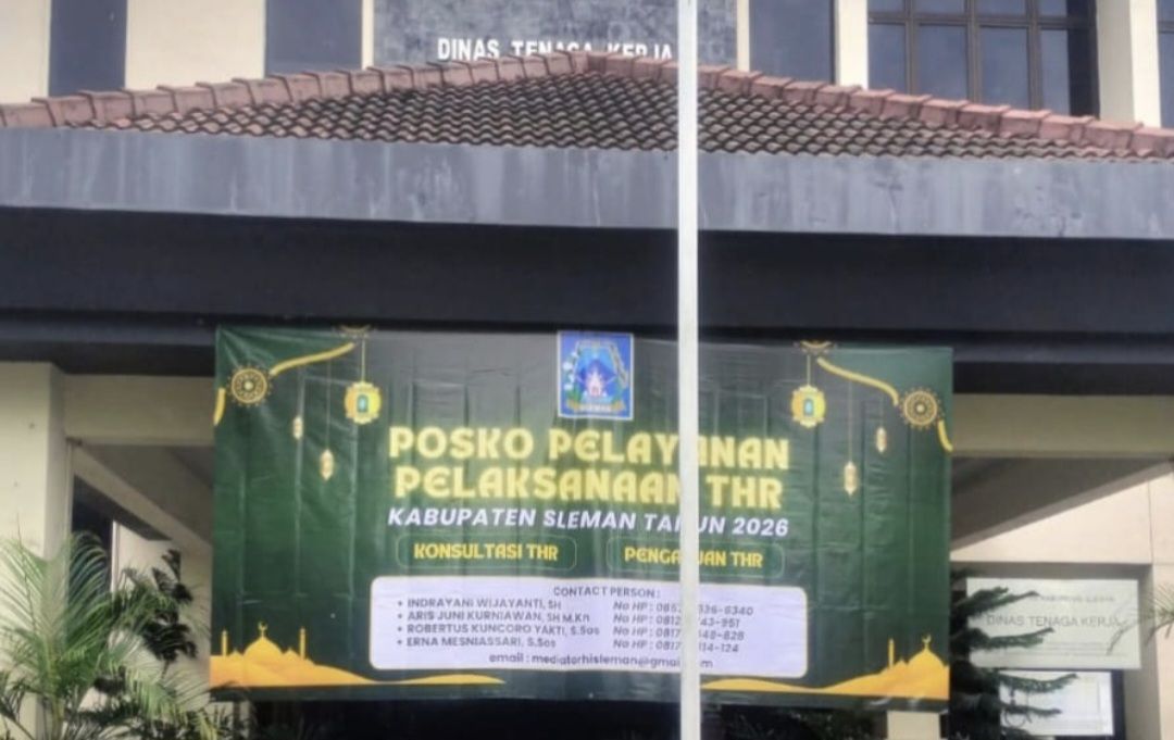 Buka Posko THR, Disnaker Sleman Minta Pengusaha Taat Bayar Kewajiban