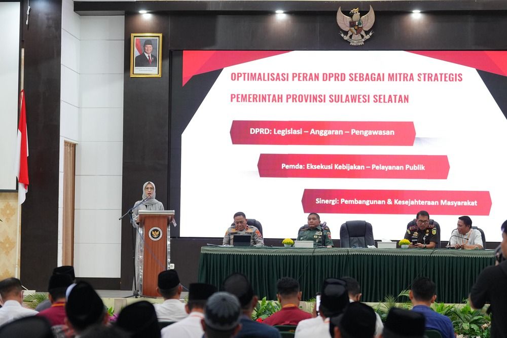 Ketua DPRD Sulsel Tekankan Sinergi Eksekutif-Legislatif Kunci Good Governance