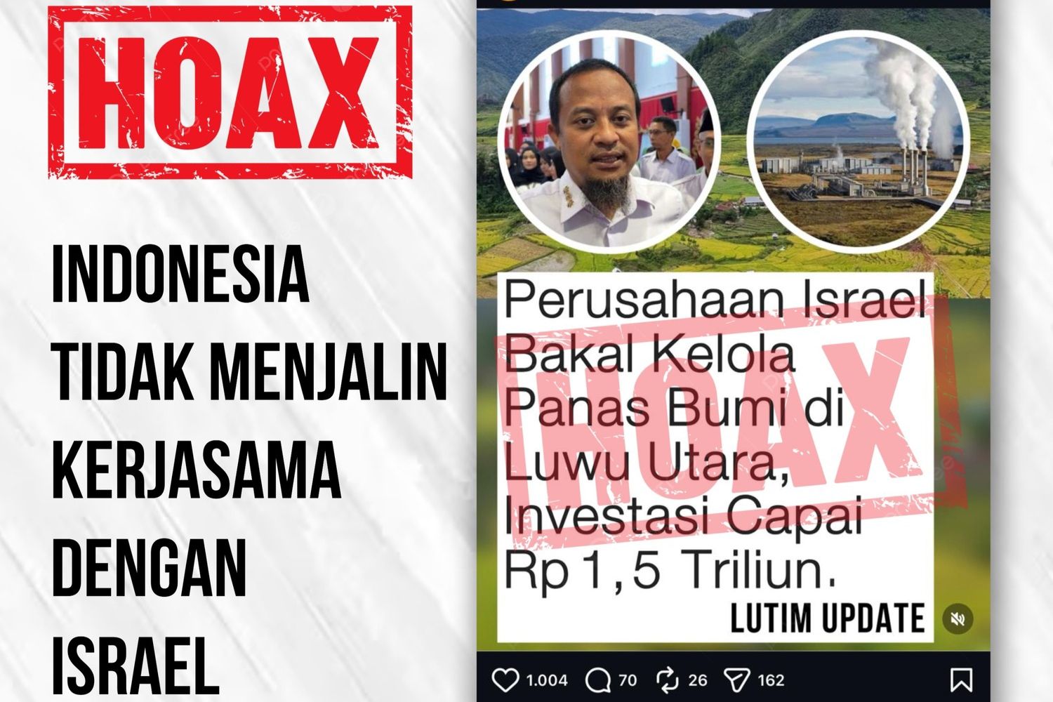 Bantah Isu Perusahaan Israel Investasi di Luwu Utara, Gubernur Sulsel: Provinsi Tak Akan Beri Izin