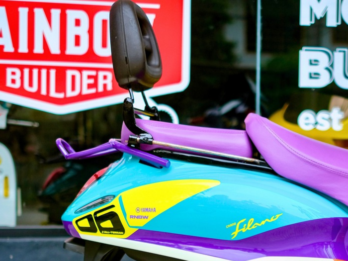 Nyentrik! Yamaha Filano Disulap Urban Rally 80-an