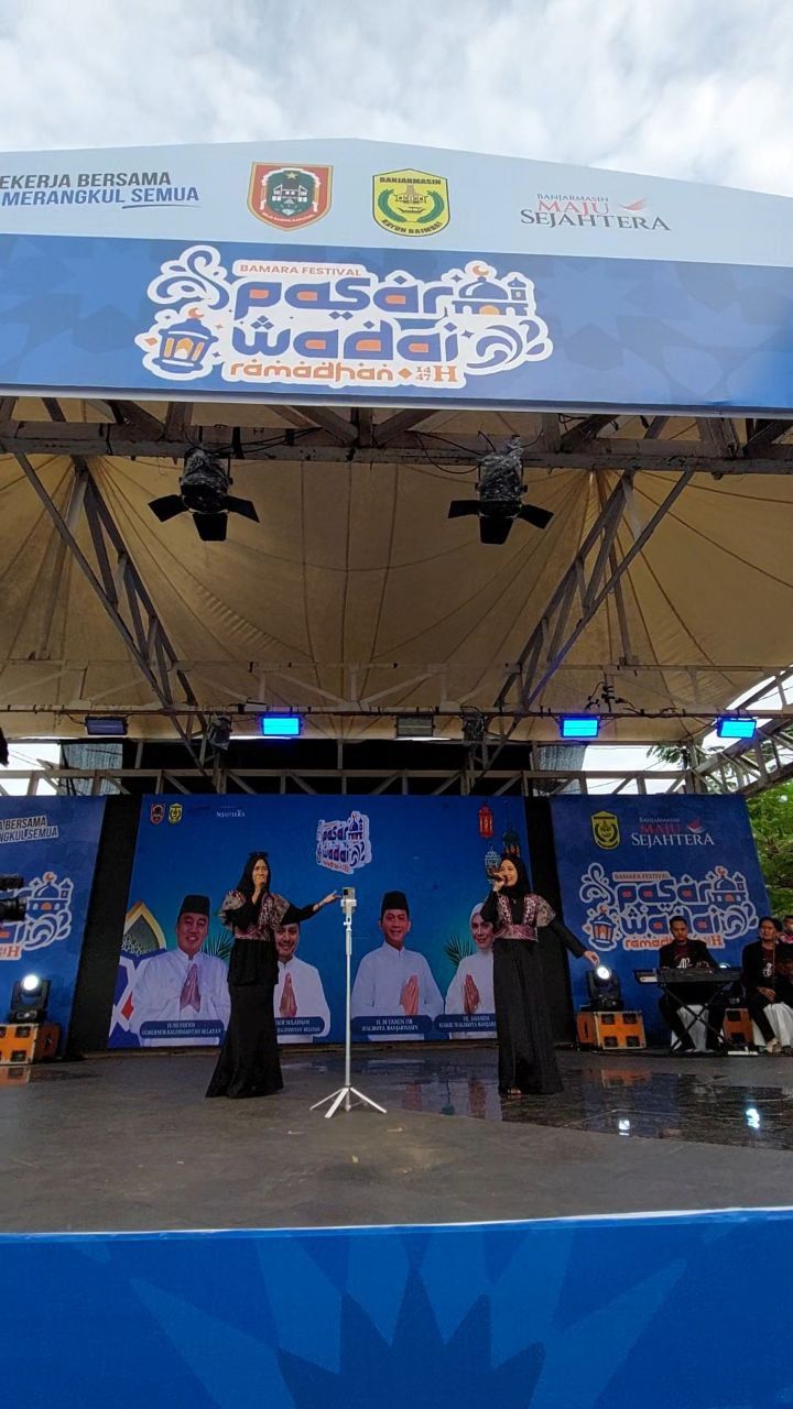 Syahdu! Taman Budaya Kalsel Suguhkan Madihin hingga Nasyid di Pasar Wadai Ramadan 1447 H