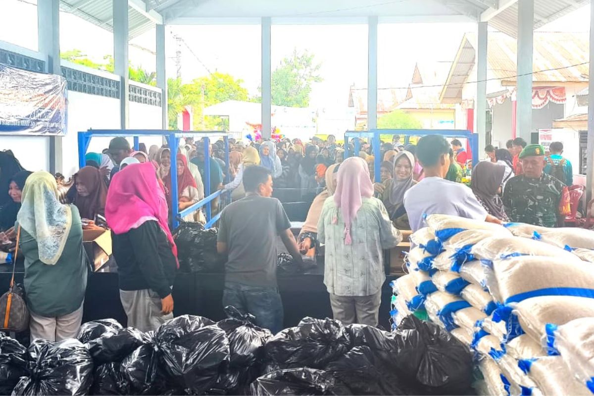 Pemkab Gorontalo Kucurkan Subsidi Rp74,5 Juta Lewat Pasar Murah di Telaga