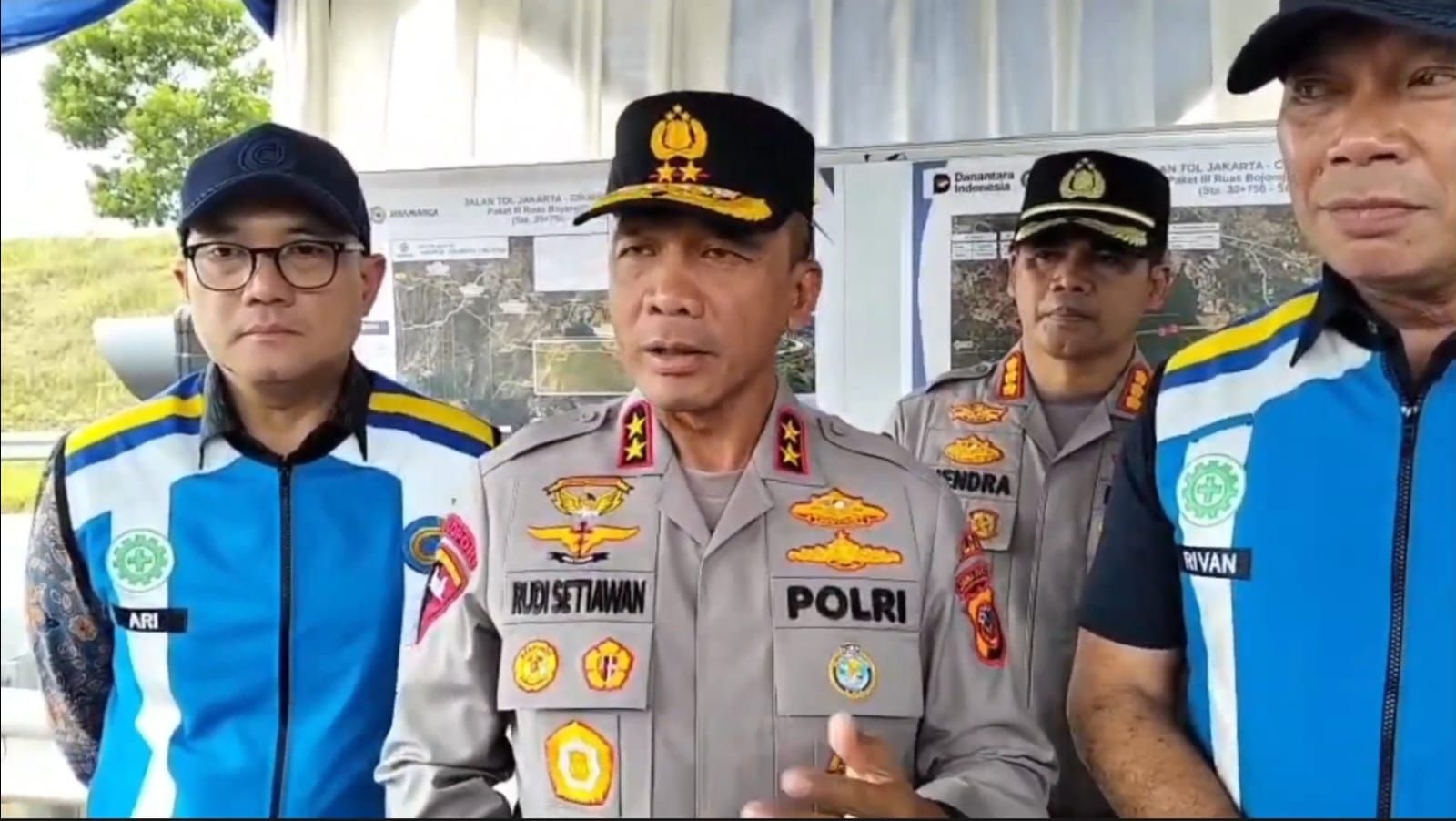 Pastikan Jalur Strategis Aman dan Siap Layani Masyarakat, Kapolres Purwakarta Dampingi Kapolda Jabar Tinjau Tol Japek Selatan II