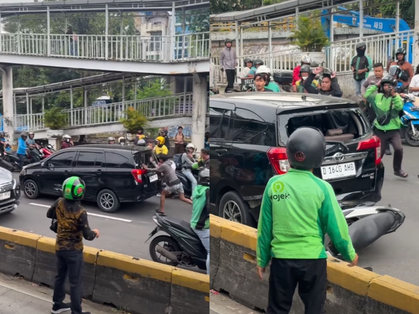 Viral Mobil Pelat D Panik Ugal-ugalan Sampai Lawan Arah dan Diamuk Warga di Gunung Sahari, Ini Kata Polisi