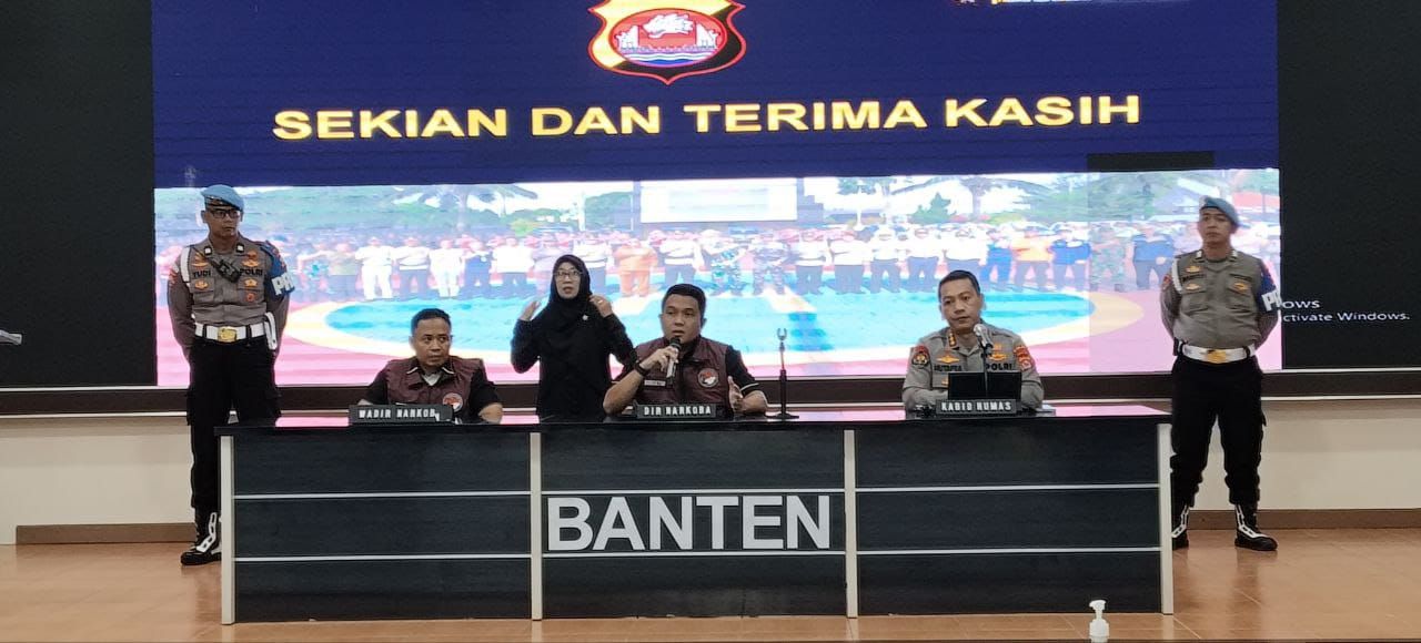Polda Banten Ungkap 35 Kasus Narkoba Awal 2026, Sita 4,7 Kg Sabu dan 7,5 Kg Ganja