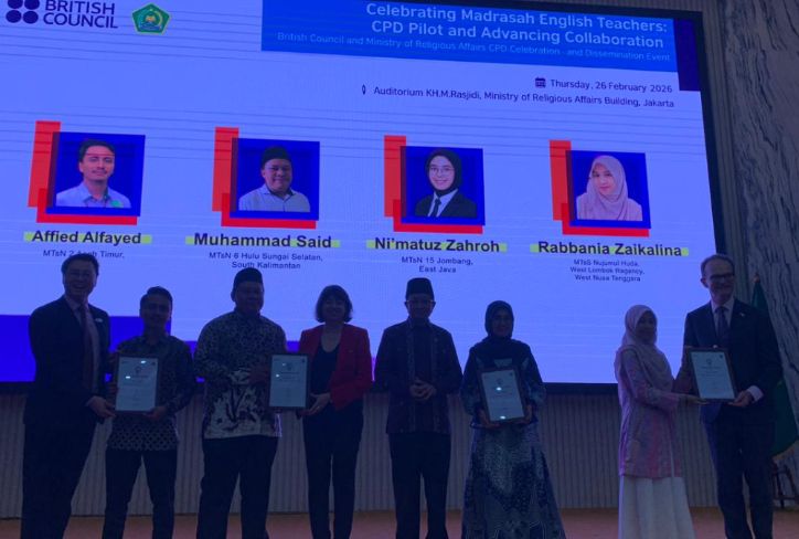 Kementerian Agama RI Gandeng British Council, Tingkatkan Kualitas Guru Bahasa Inggris Madrasah