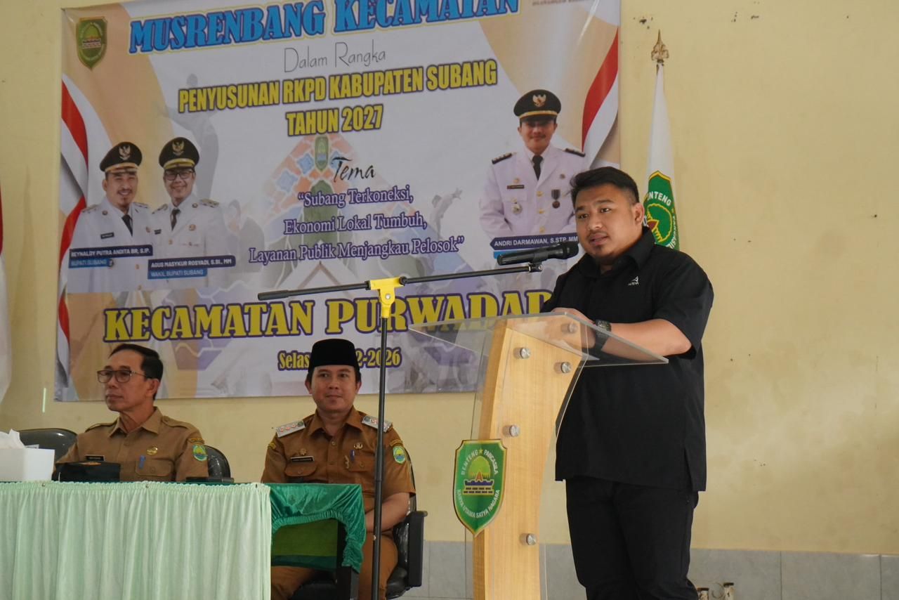 Bupati Subang Buka Musrenbang Kecamatan, Fokus Penyusunan RKPD 2027