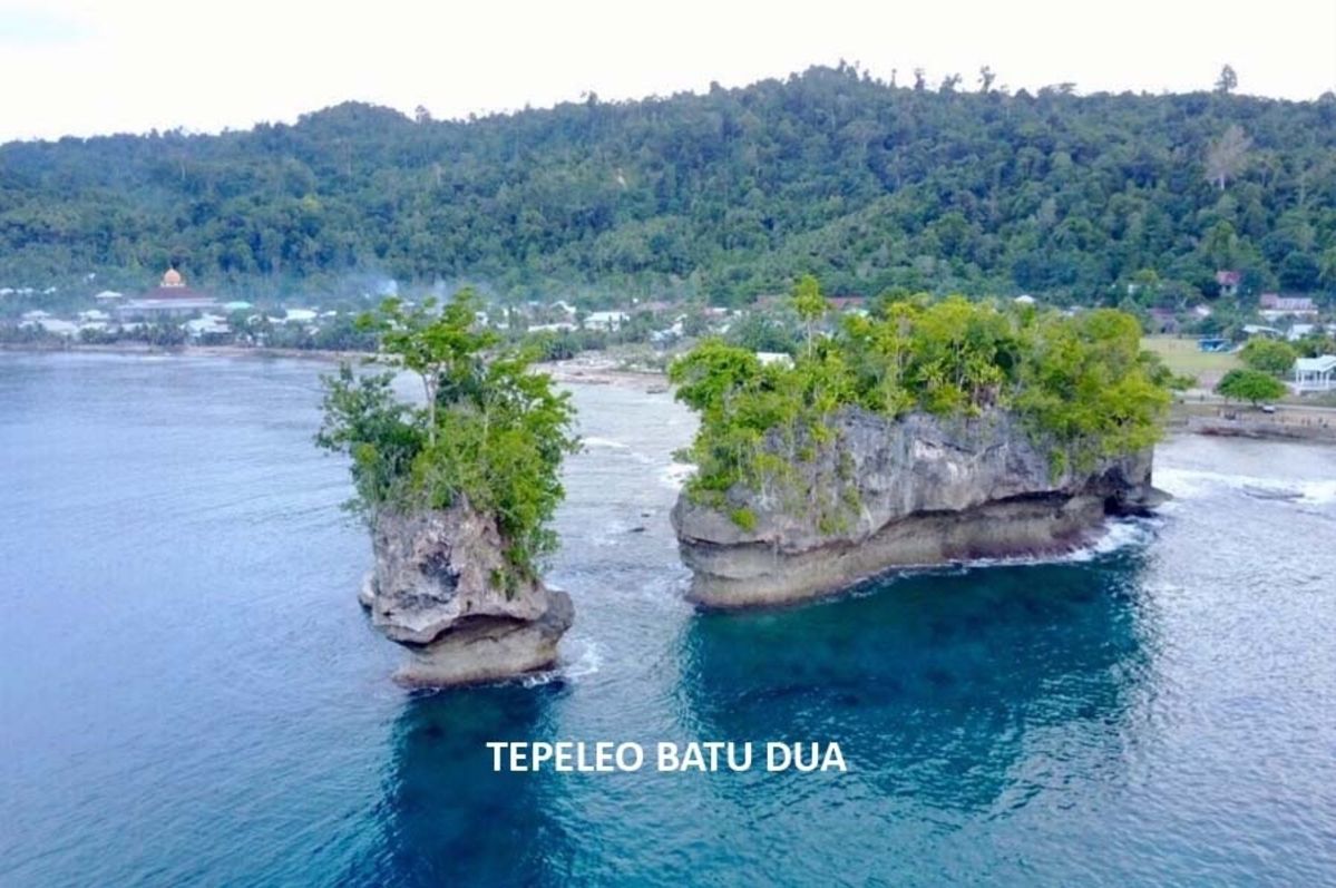 Tepeleo Batu Dua, Surga Tersembunyi di Ujung Pasifik Halmahera Tengah
