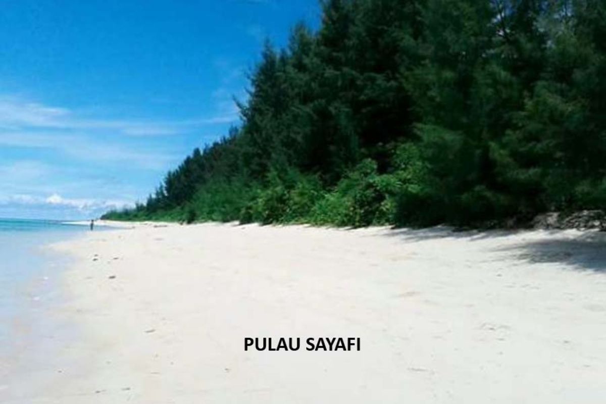 Pulau Sayafi, Surga Pasir Putih di Patani Utara yang Selalu Ramai Saat Libur Lebaran