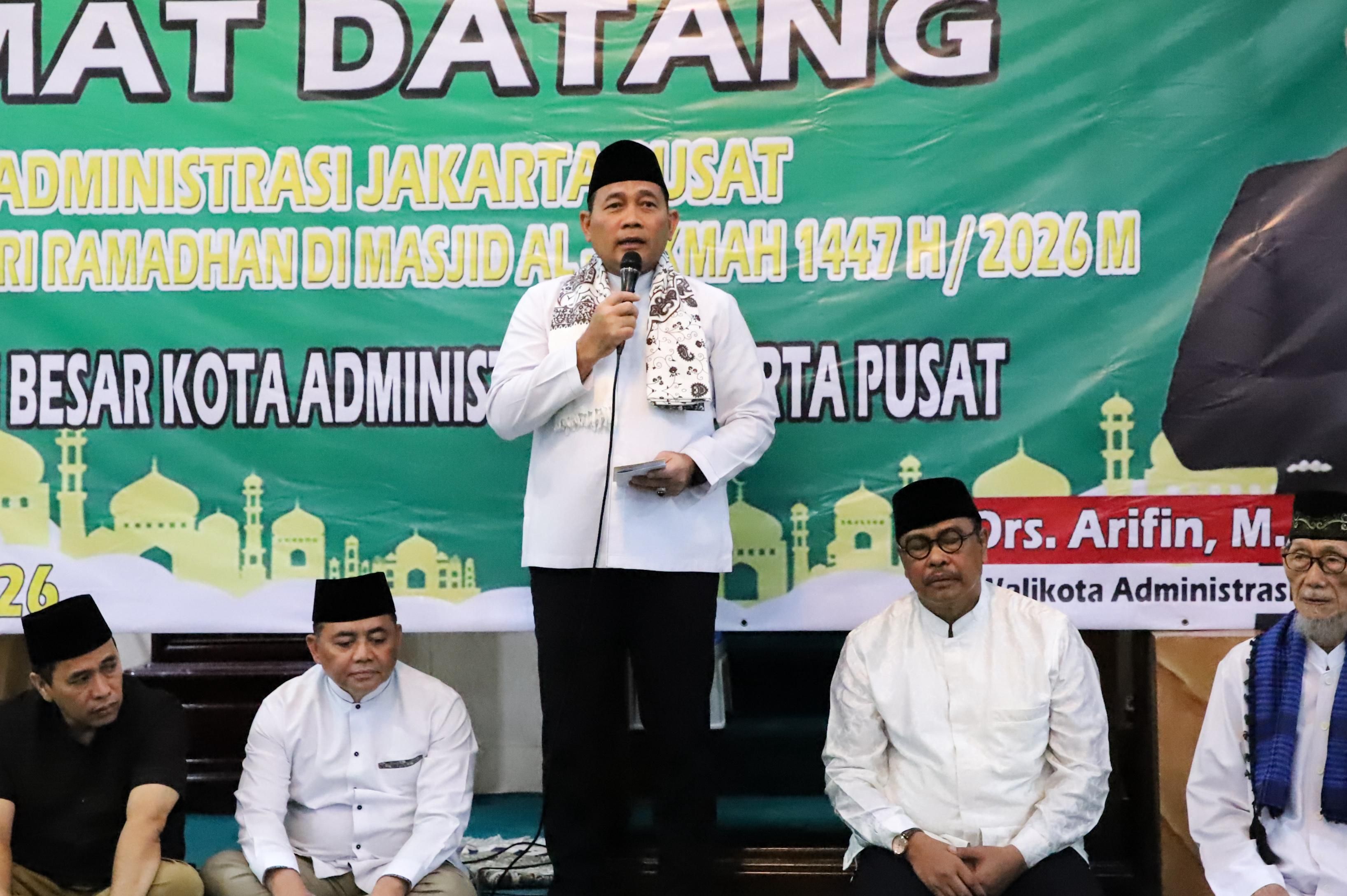 Momen Seru Safari Ramadhan Pemkot Jakpus di Masjid Al-Hikmah: Bertabur Bantuan, Program Unggulan & Pesan Penting Jelang Mudik!
