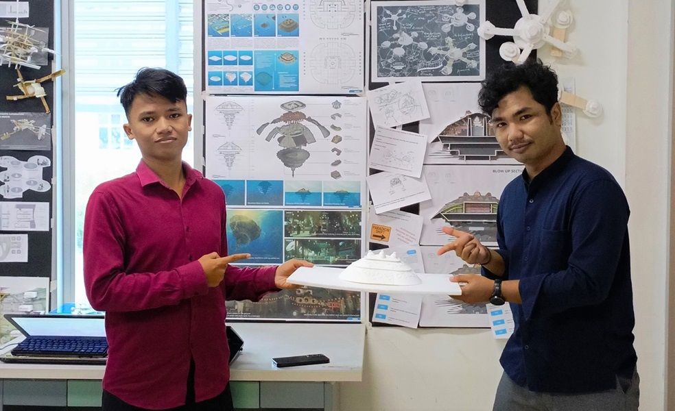 Mahasiswa Itera Juara 1 Internasional Desain Kota Rendah Karbon Asia dengan Gagasan Kota Terapung