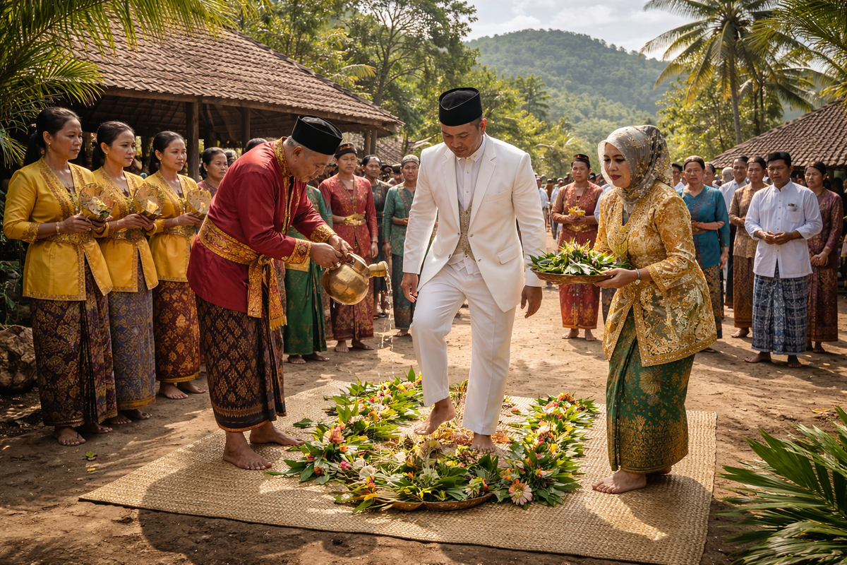 Ritual Eik Bet-Bet, Tradisi Injak Tanah Warisan Leluhur Masyarakat Weda