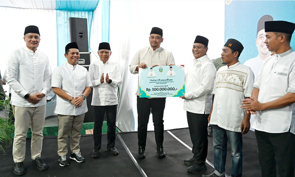 Rp500 Juta untuk Masjid, Bobby Ingatkan Pentingnya Kesejahteraan Jemaah