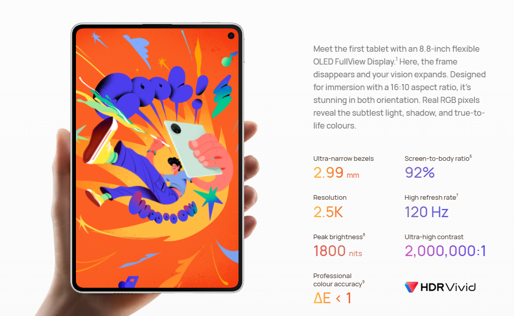 Spesifikasi HUAWEI MatePad Mini: Tablet OLED 255g dengan RAM 12GB