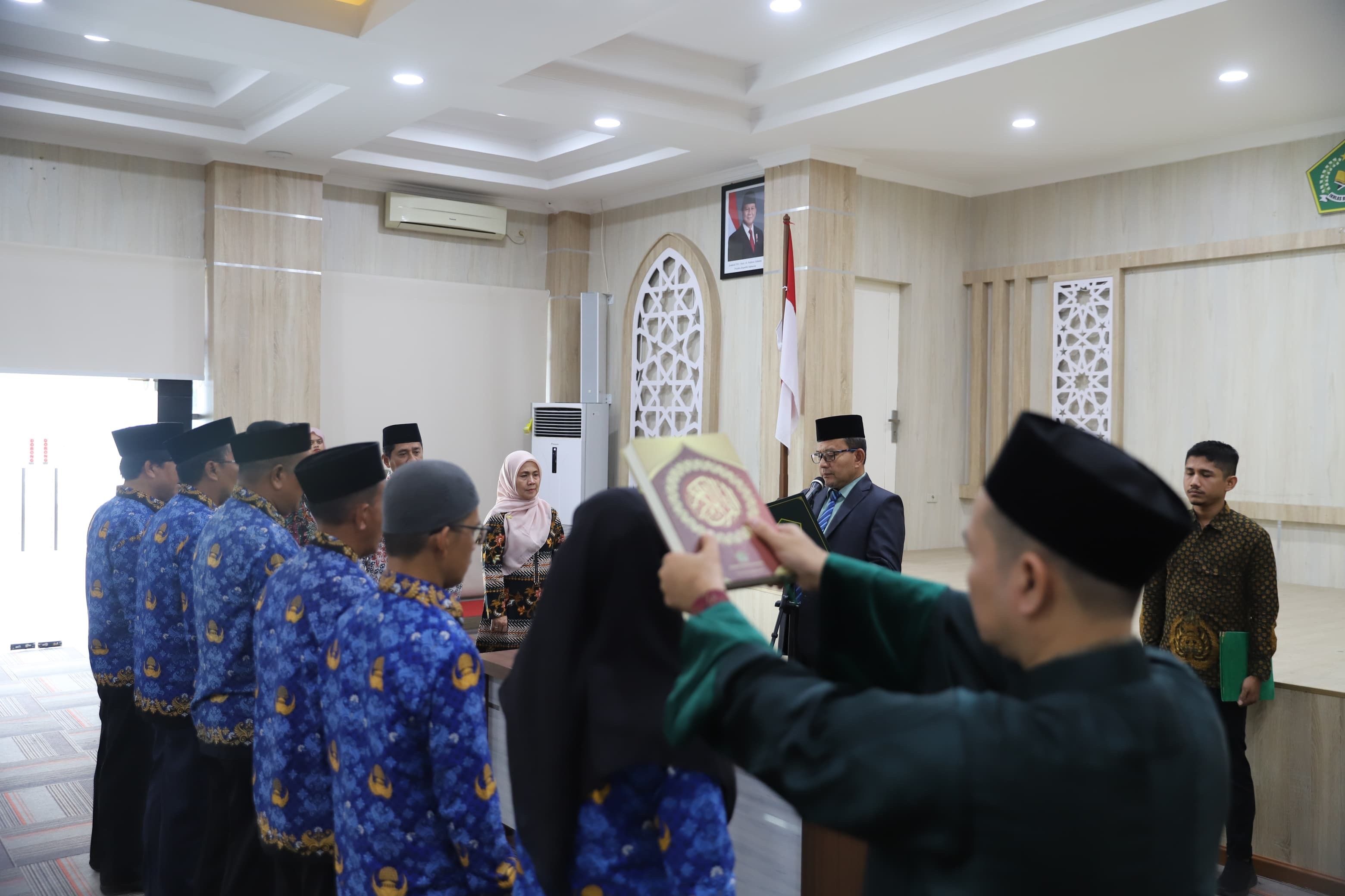 Sejumlah Pejabat dan Kepala Madrasah Dilantik, Kakanwil Kemenag Aceh: Jangan Dipolitisasi