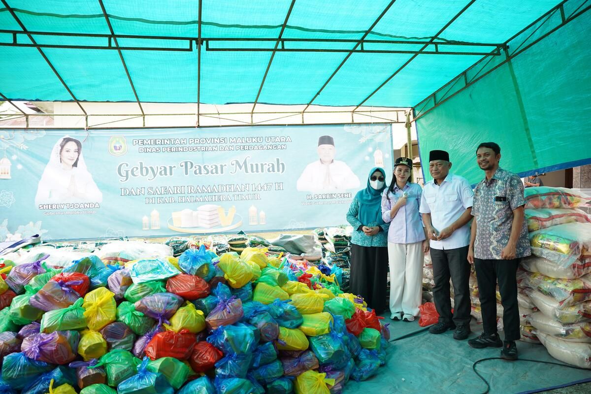 Gerakan Pasar Murah Hadir di Desa Nusa Jaya, Warga Sampaikan Terima Kasih kepada Gubernur