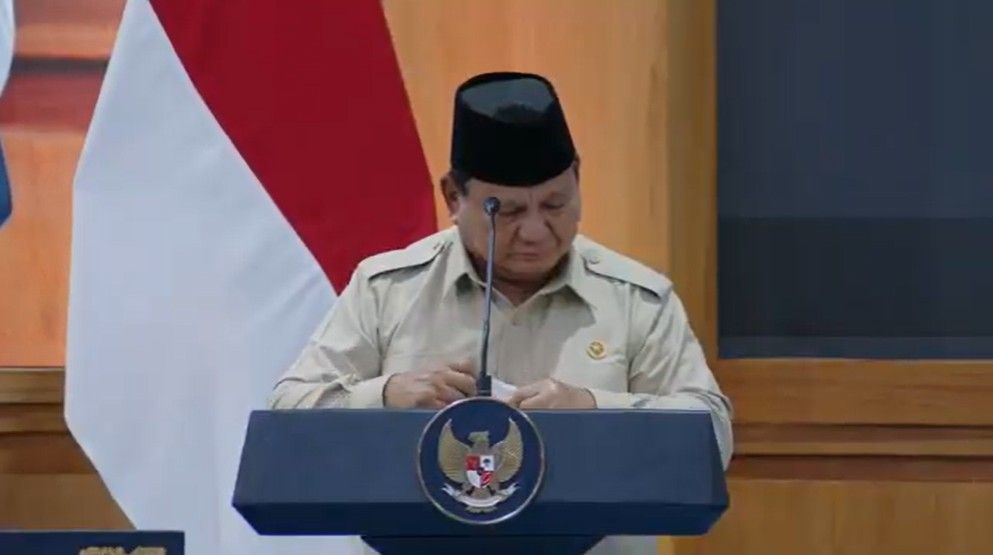 Momen Tangis Haru Prabowo Saat Apresiasi Peran Baznas Salurkan Bantuan RI untuk Palestina