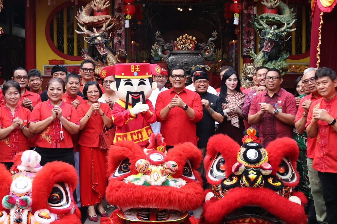 Hadiri Cap Go Meh di Kong Co Bio, Bupati Sanjaya Ajak Masyarakat Perkuat Kerukunan