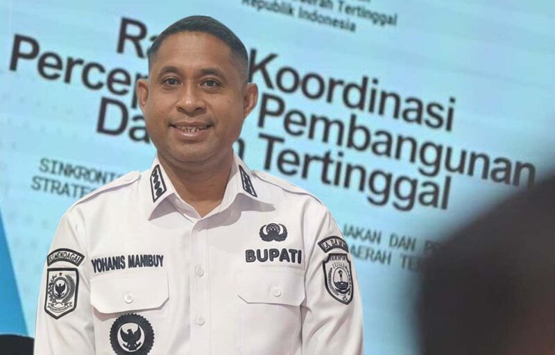 Bupati Teluk Bintuni Hadiri Rakor Pembangunan Daerah Tertinggal di Jakarta