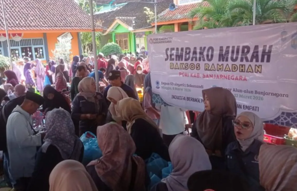 Pasar Murah Ramadhan di Sokanandi Banjarnegara Bantu Warga Jelang Lebaran