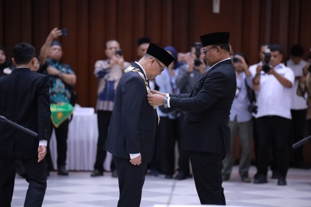 Mirza Tabrani Resmi Jadi Rektor USK 2026–2031, Bupati Aceh Besar Soroti Pentingnya Sinergi Akademik