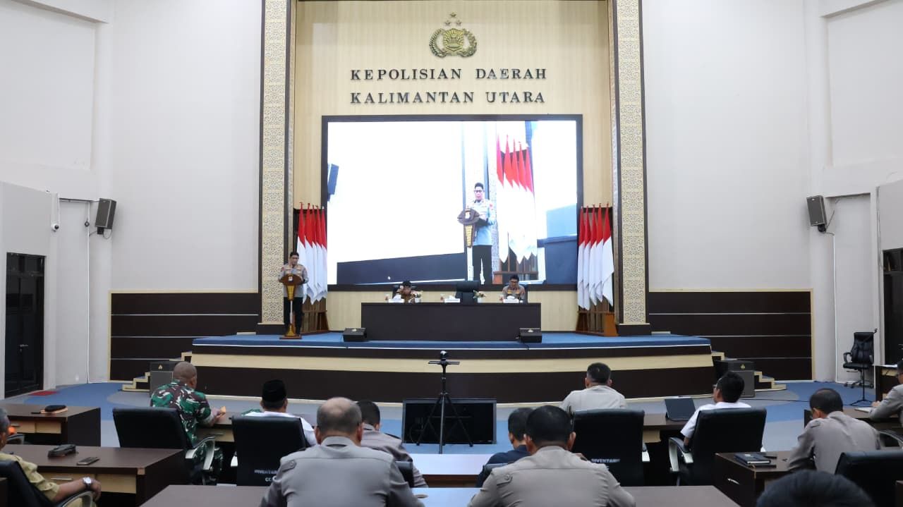 Kapolda Kaltara Pimpin Rakor Strategis, Wujudkan Silaturahmi Tanpa Khawatir