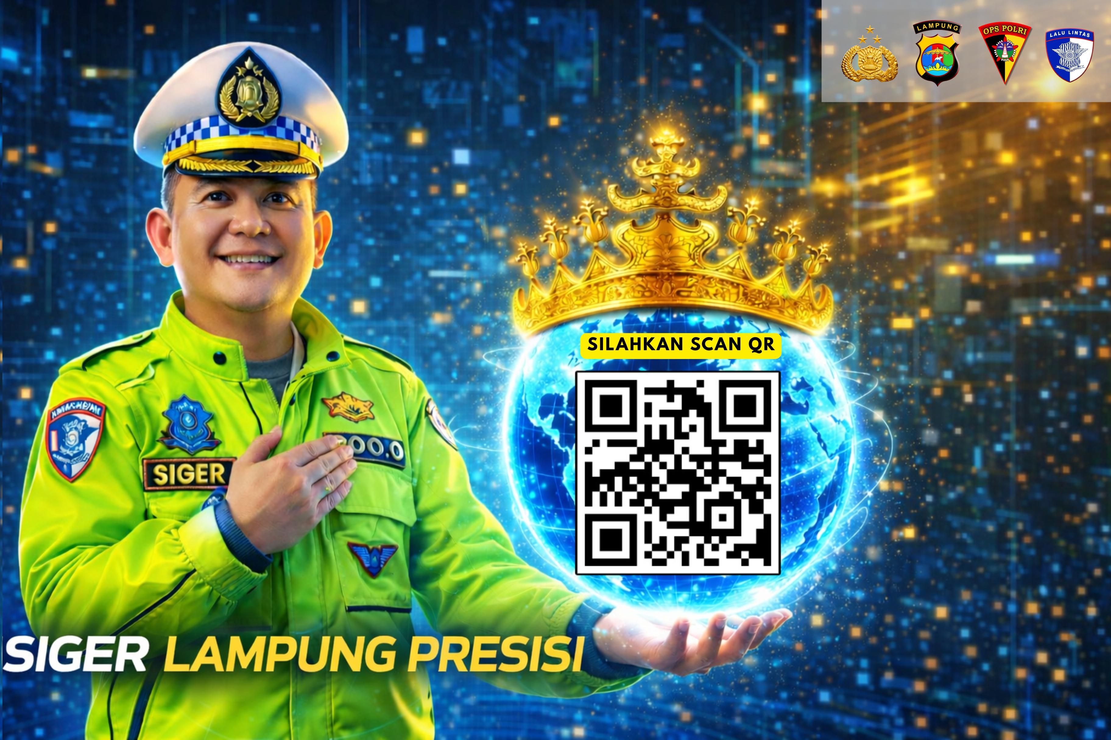 Polda Lampung Luncurkan Aplikasi SIGER, Pantau Arus Mudik via CCTV dan Info Real Time