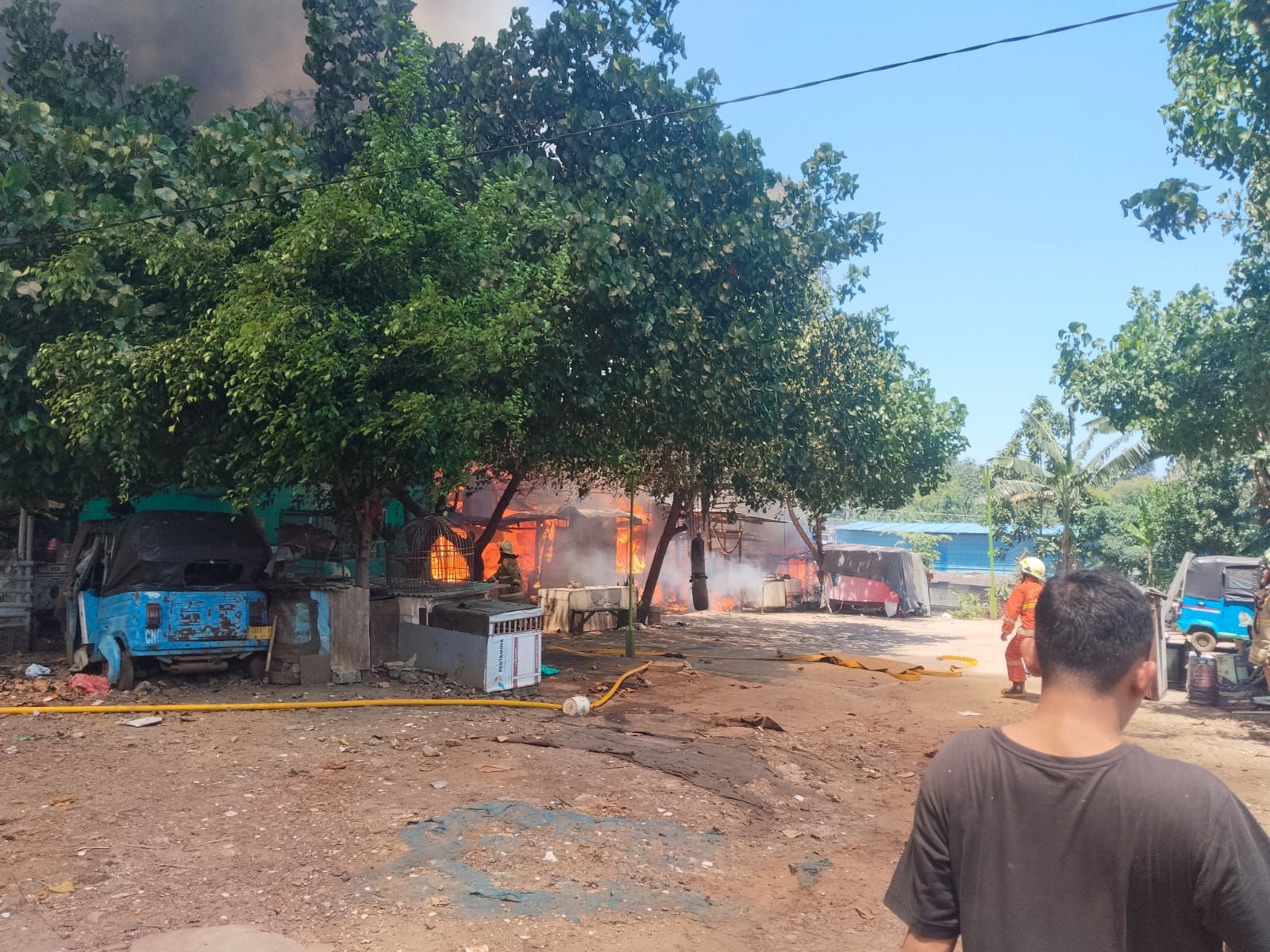 Kebakaran di Bintaro, 2 Lapak hingga 10 Rumah Dilahap Api