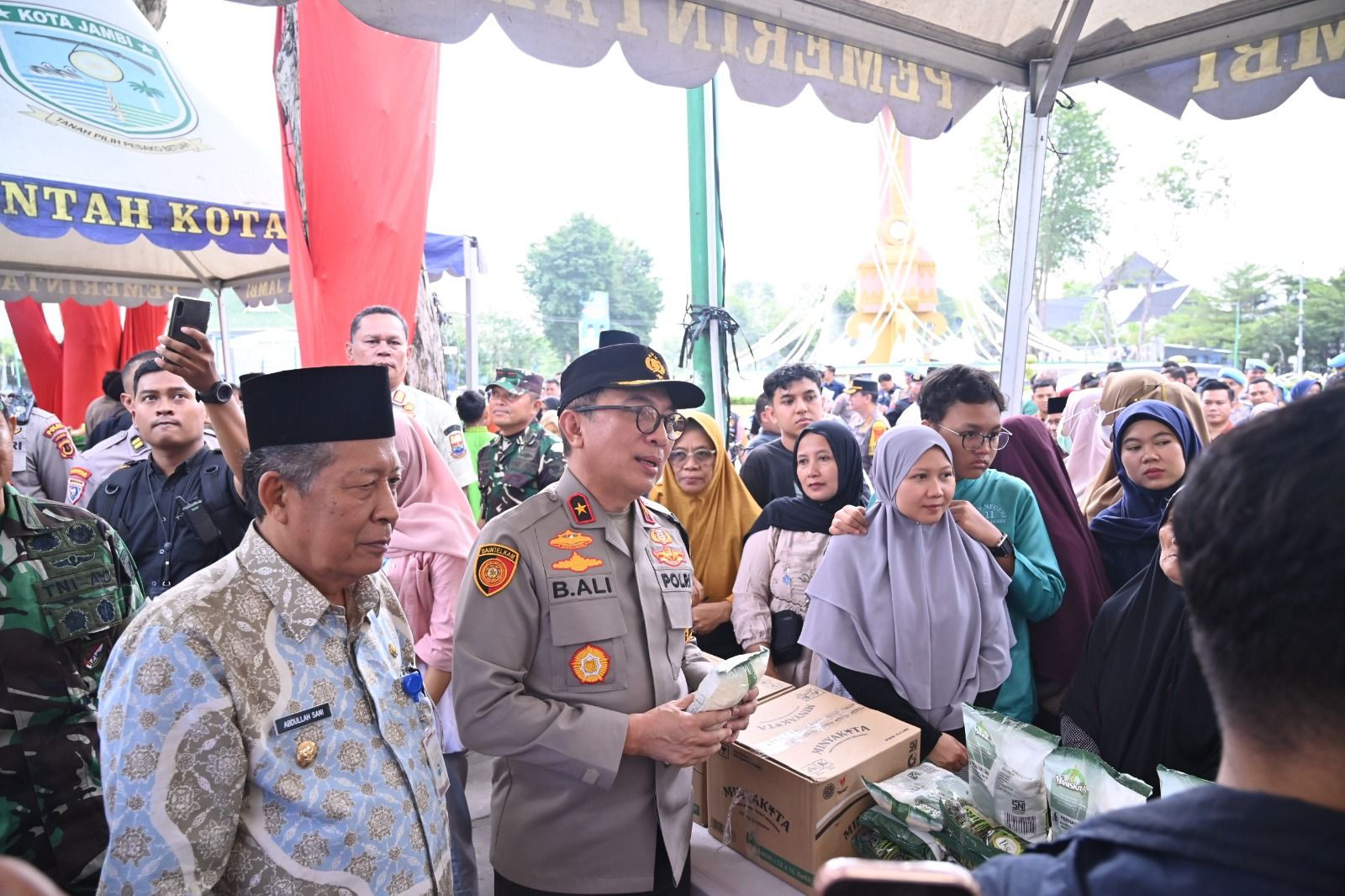 Polda Jambi Gelar Gerakan Pangan Murah, Siapkan 16,5 Ton Beras Jelang Idul Fitri
