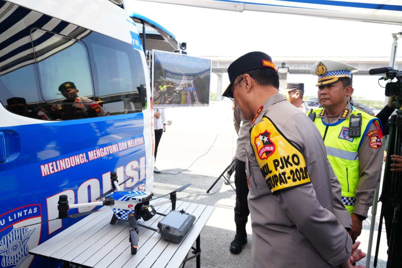 Intip Ini Teknologi Modern Polri yang Digunakan Amankan Mudik Lebaran 2026