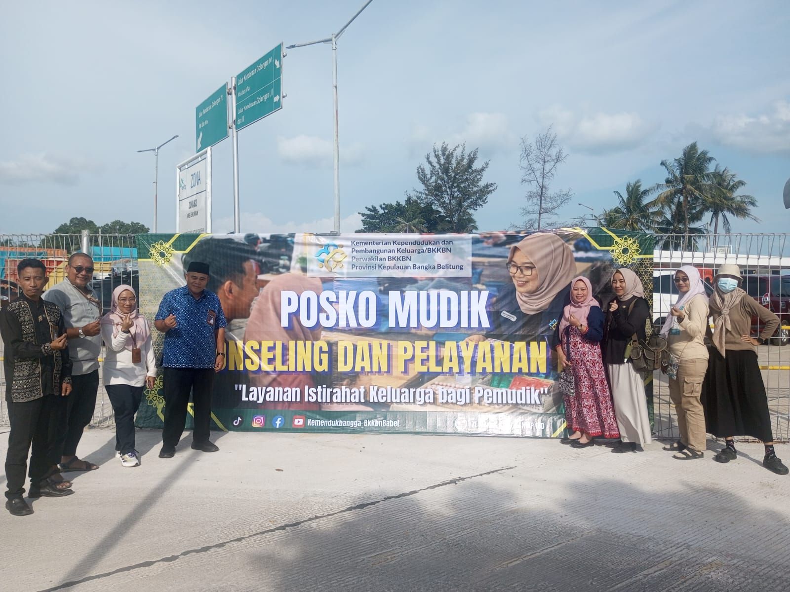 BKKBN Babel Hadirkan Posko Mudik di Pelabuhan Tanjung Kalian, Sediakan Tempat Istirahat dan Layanan Kesehatan