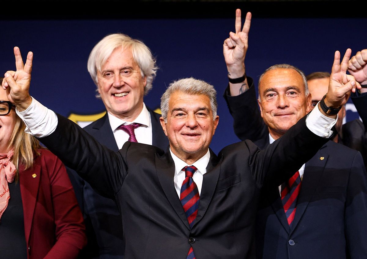 Joan Laporta Kembali Terpilih Jadi Presiden Barcelona
