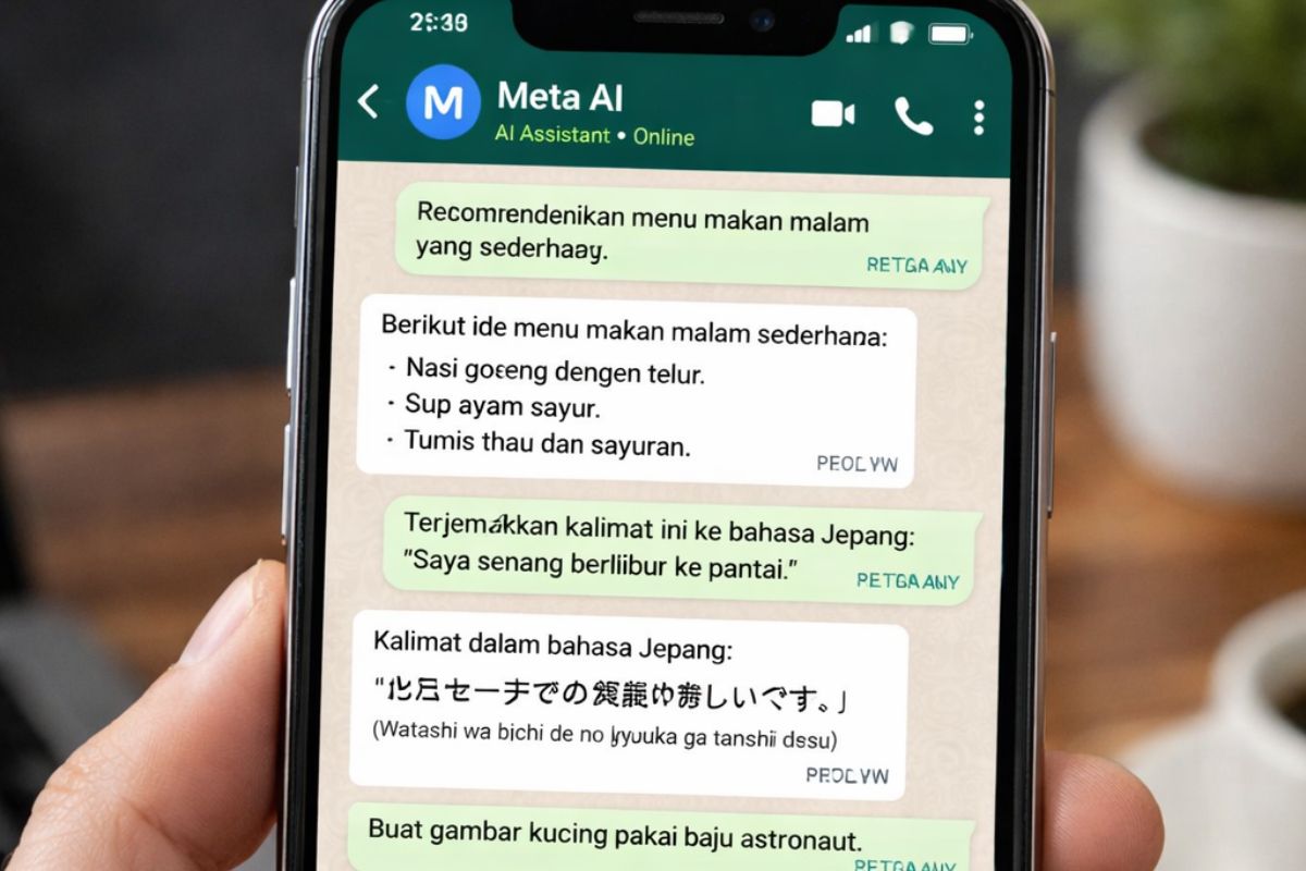 Mau Ngobrol dengan AI di WhatsApp? Begini Cara Mengaktifkan dan Menggunakannya
