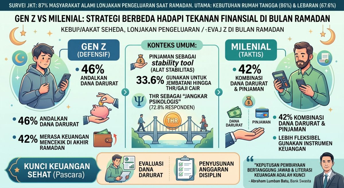 Ternyata Gen Z dan Milenial Punya Strategi Berbeda Hadapi Tekanan Finansial di Bulan Ramadhan