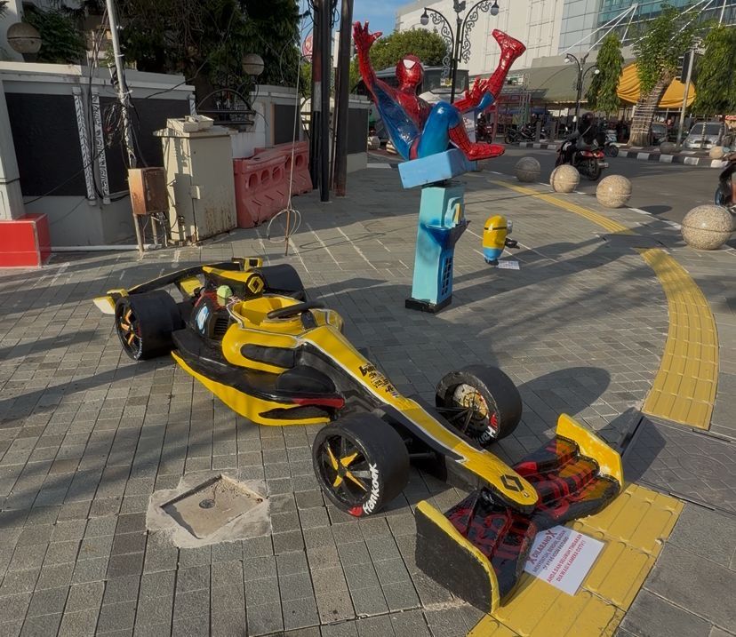 Ubah Wajah Kota, Instalasi Seni Ikonik Karya Anak Muda Bontang Hiasi Ruang Publik
