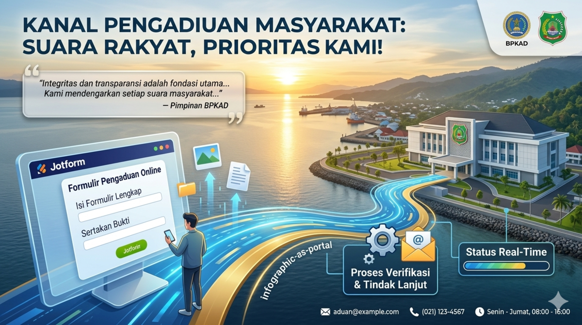 Tingkatkan Transparansi, BPKAD Maluku Utara Luncurkan Kanal Pengaduan Online: Suara Rakyat Jadi Prioritas!
