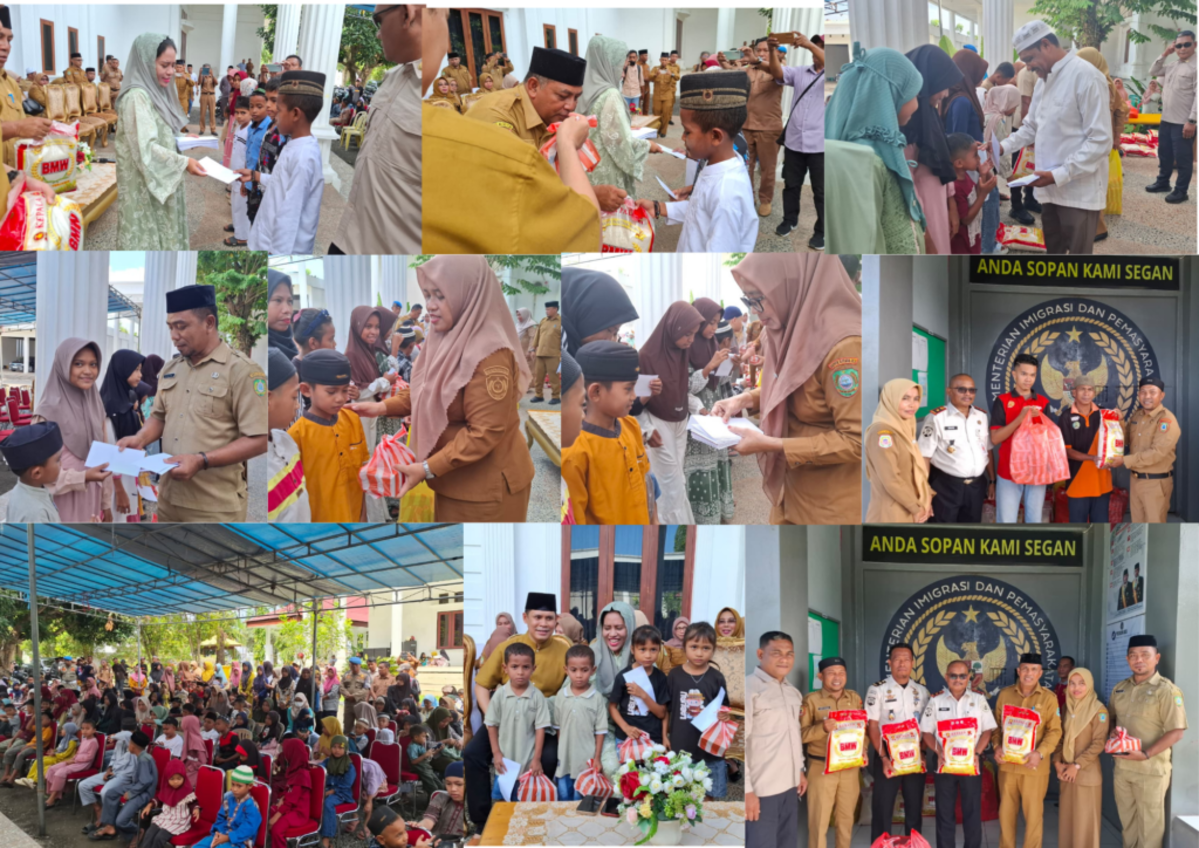 Pemkab Kepulauan Sula Tebar Kepedulian, Santuni Anak Yatim dan Warga Binaan Lapas
