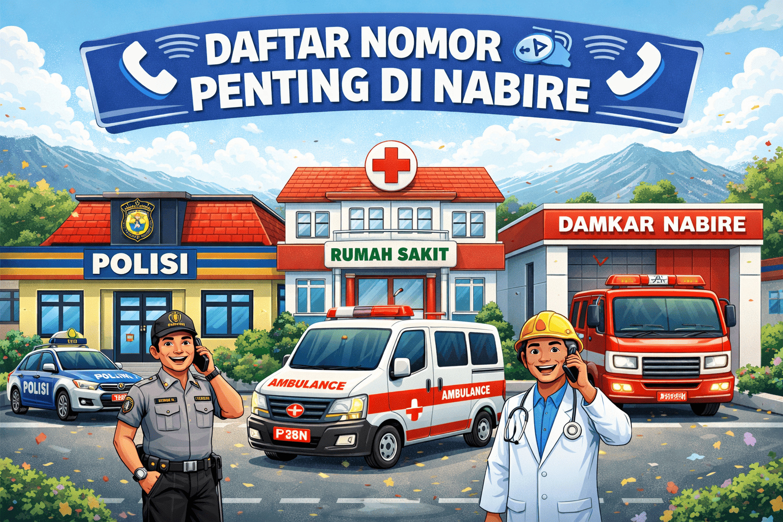 Daftar Nomor Penting di Nabire: Polisi, Rumah Sakit dan Damkar