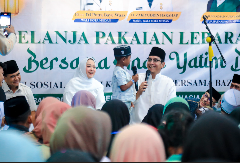 400 Anak Yatim Diajak Belanja, Pemko Medan Tebar Kebahagiaan