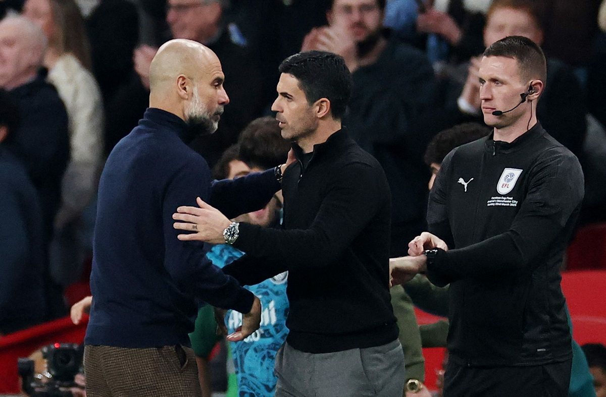Pep Guardiola Nilai Arsenal Makin Berambisi untuk Juarai Premier League usai Gagal Juara Carabao Cup