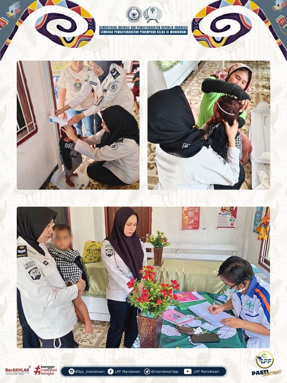 Imunisasi Anak Warga Binaan Terjamin, Lapas Perempuan Manokwari Ambil Peran